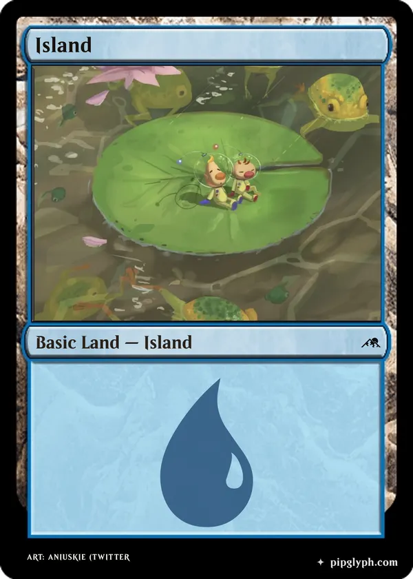 Island — custom MTG-style land, common rarity
