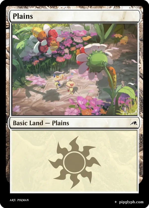 Plains — custom MTG-style land, common rarity