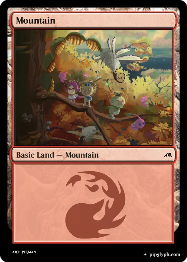 Mountain — custom MTG-style land, common rarity