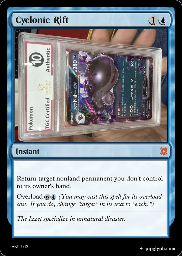 Cyclonic Rift — custom MTG-style instant, mythic rarity