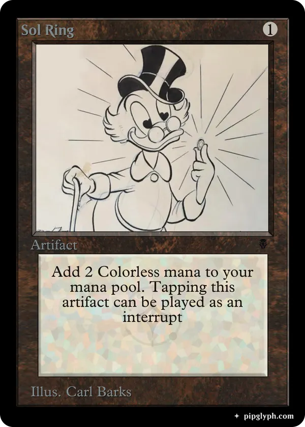 Sol Ring — custom MTG-style creature, common rarity
