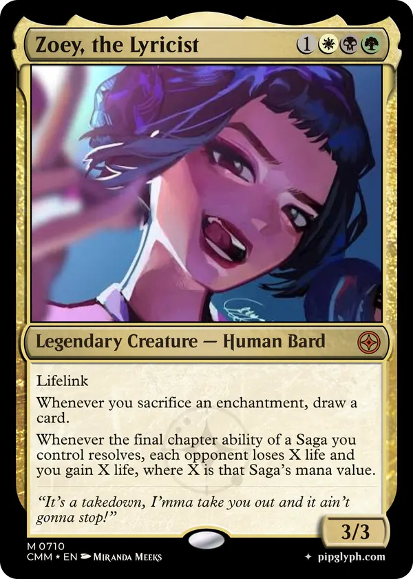 Zoey, the Lyricist