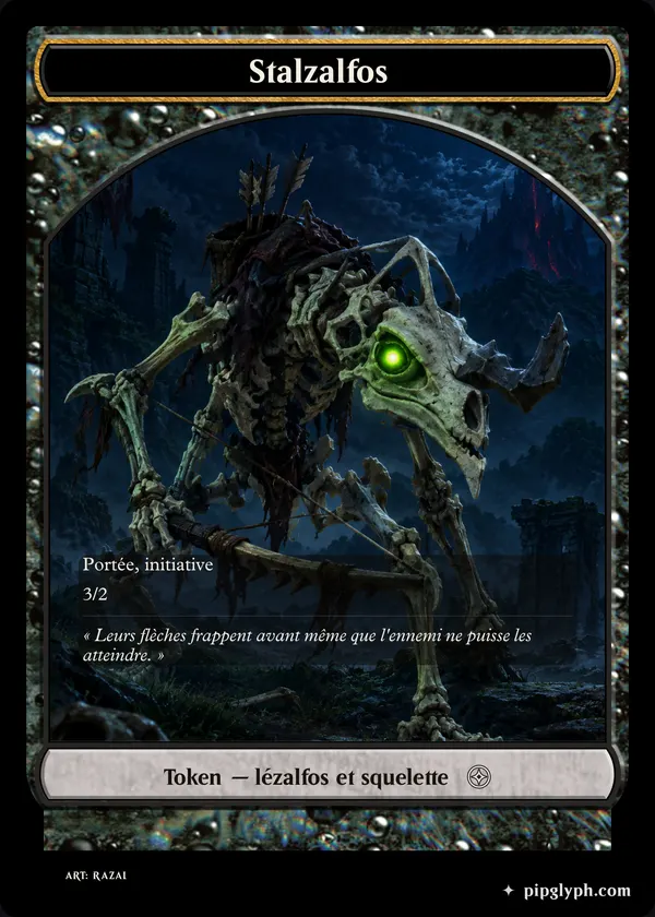 Stalzalfos — custom MTG-style token, common rarity