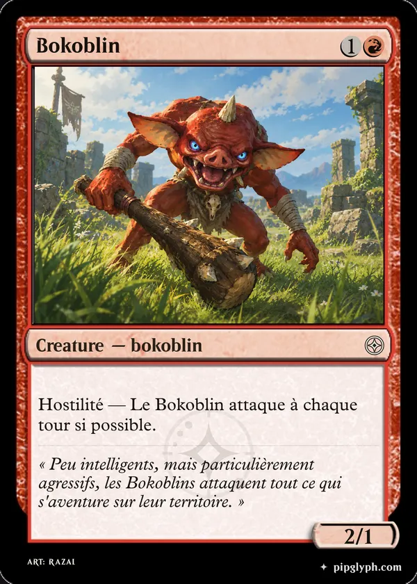 Bokoblin — custom MTG-style creature, common rarity