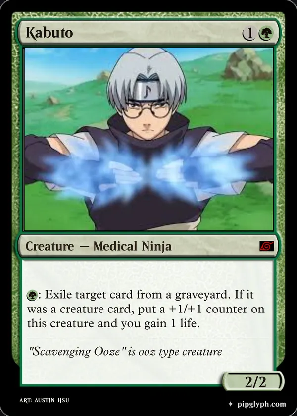 Kabuto — custom MTG-style creature, rare rarity