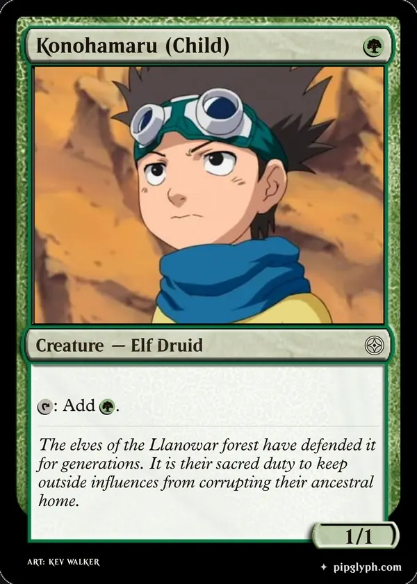 Konohamaru (Child) — custom MTG-style creature, common rarity