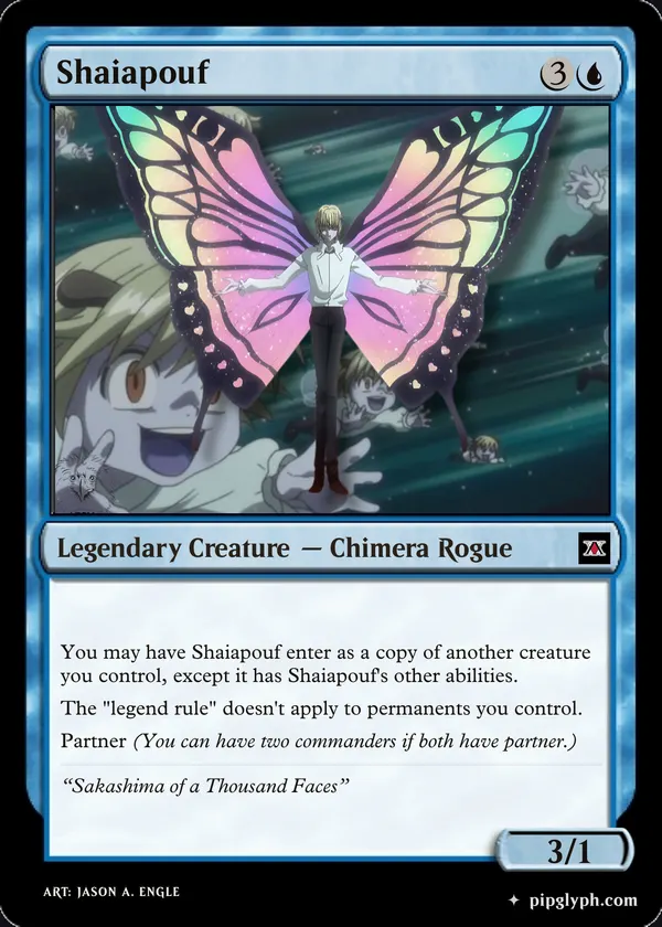 Shaiapouf — custom MTG-style creature, mythic rarity