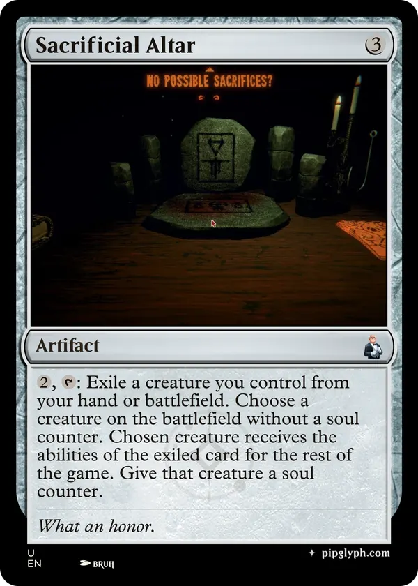 Sacrificial Altar