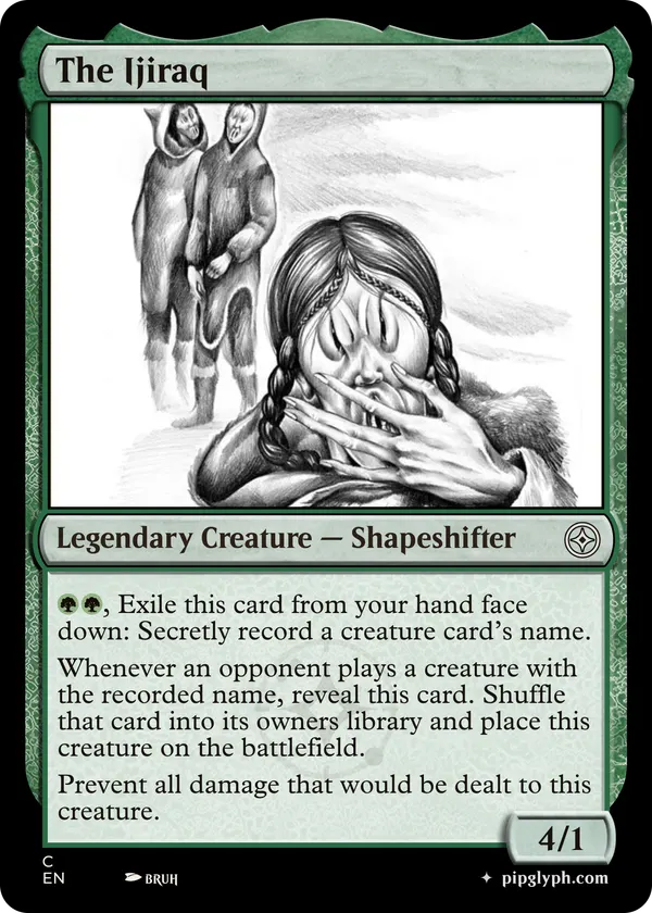 The Ijiraq — custom MTG-style creature, common rarity