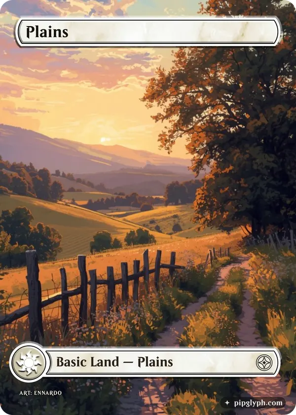 Plains — custom MTG-style land, common rarity