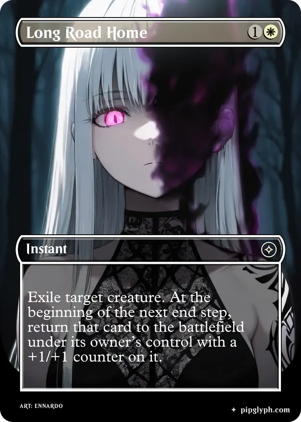 Long Road Home — custom MTG-style instant, common rarity