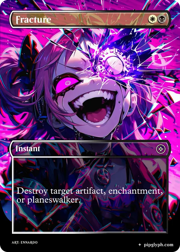 Fracture — custom MTG-style instant, common rarity
