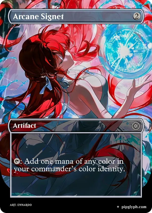 Arcane Signet — custom MTG-style artifact, common rarity