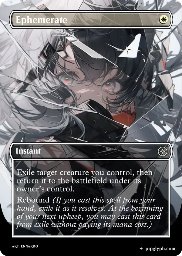 Ephemerate — custom MTG-style instant, common rarity