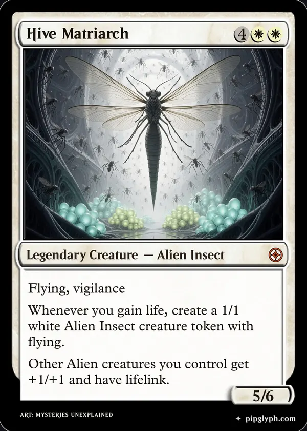 Hive Matriarch — custom MTG-style creature, mythic rarity