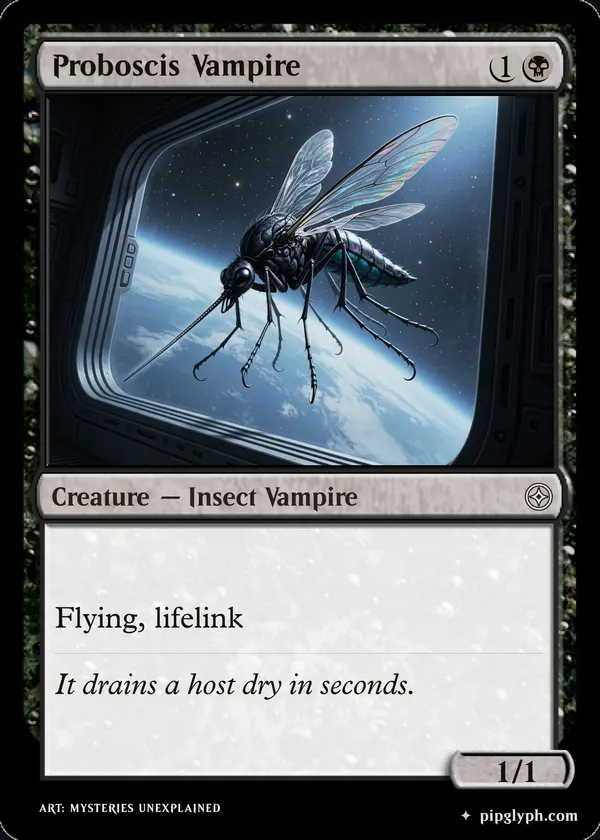 Proboscis Vampire — custom MTG-style creature, common rarity