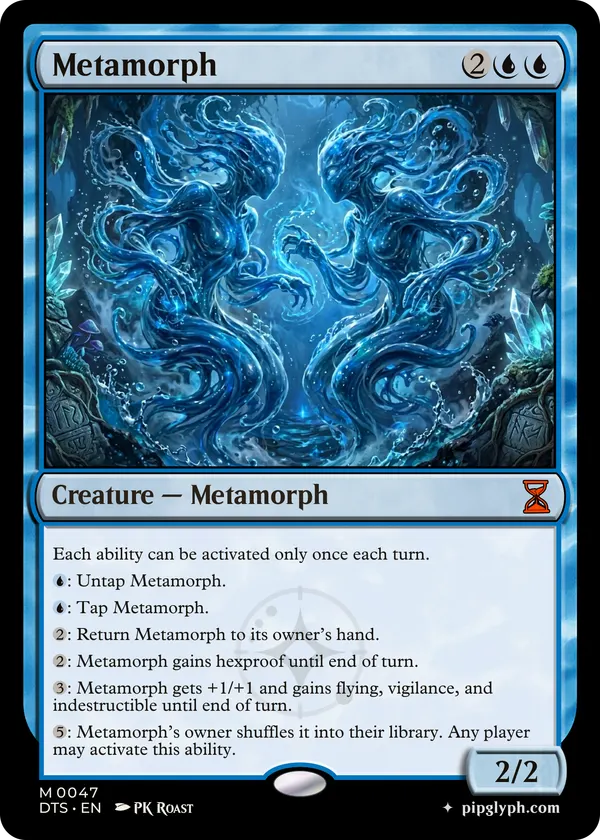 Metamorph — custom MTG-style creature, mythic rarity