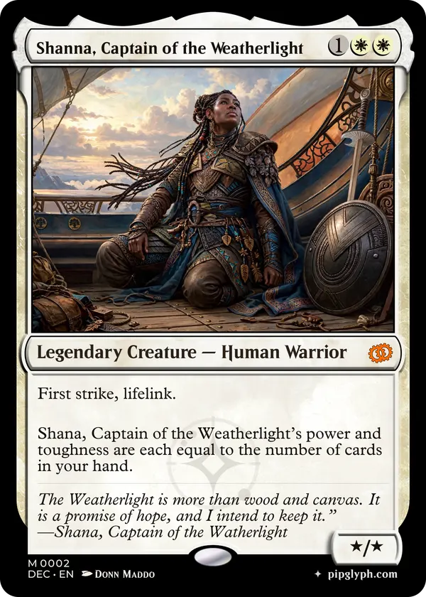 Shanna, Captain of the Weatherlight