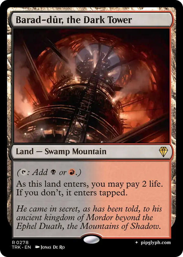 Barad-dûr, the Dark Tower