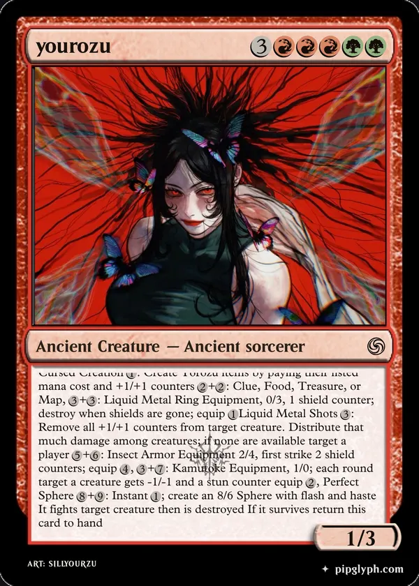 yourozu — custom MTG-style creature, rare rarity