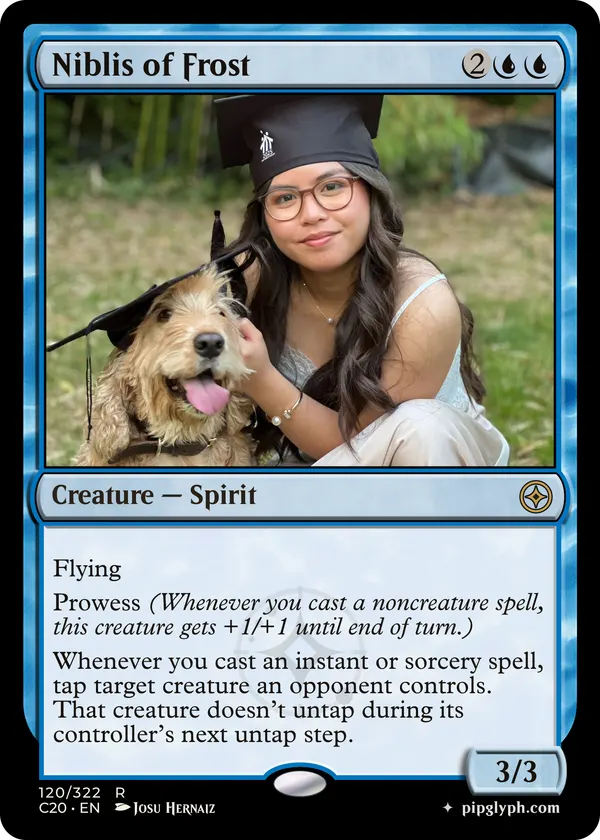 Niblis of Frost — custom MTG-style creature, rare rarity