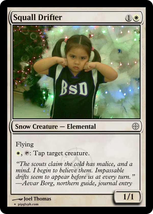 Squall Drifter — custom MTG-style creature, common rarity