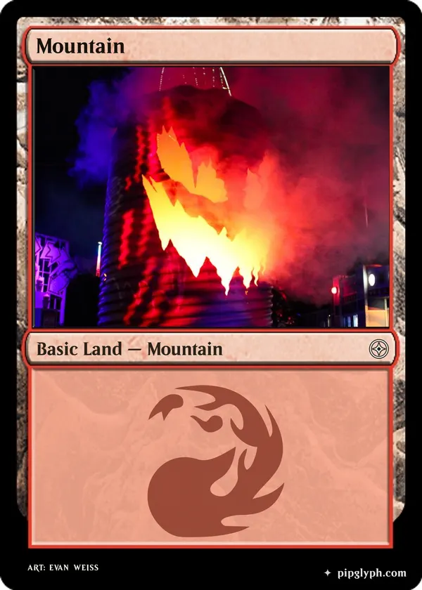 Mountain — custom MTG-style land, common rarity