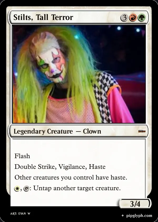 Stilts, Tall Terror — custom MTG-style creature, common rarity