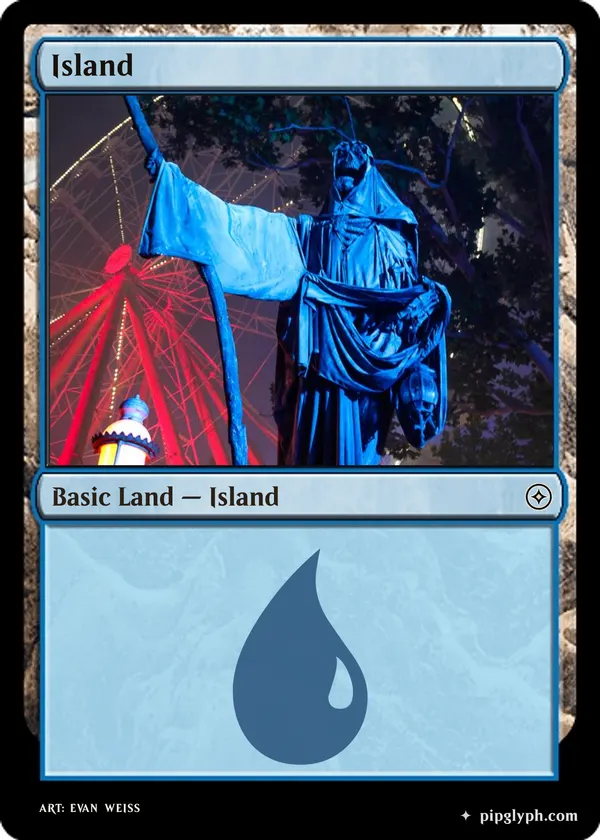 Island — custom MTG-style land, common rarity