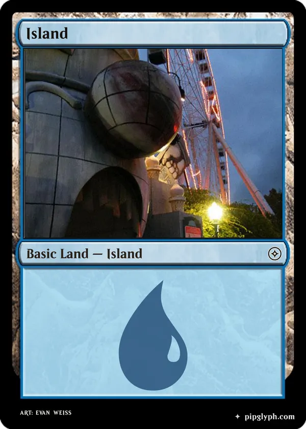 Island — custom MTG-style land, common rarity