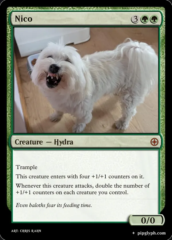 Nico — custom MTG-style creature, mythic rarity