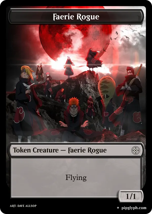 Faerie Rogue — custom MTG-style token, common rarity