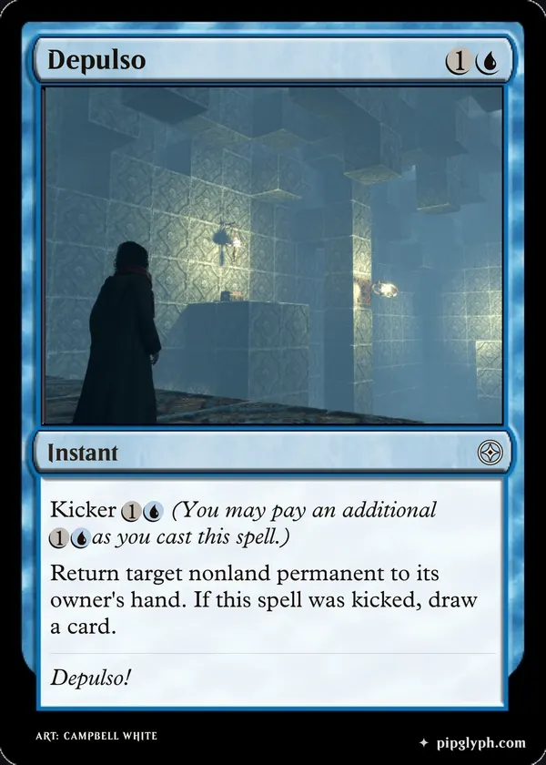 Depulso — custom MTG-style instant, common rarity