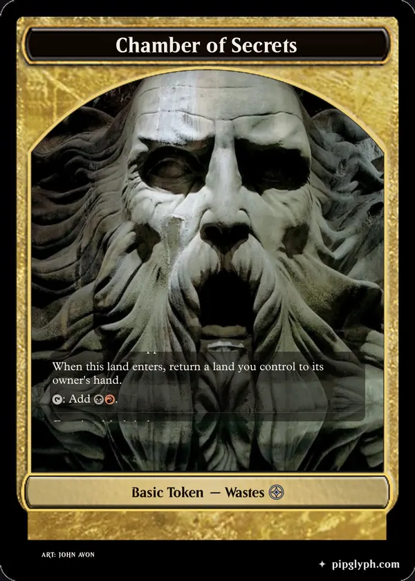 Chamber of Secrets — custom MTG-style token, uncommon rarity