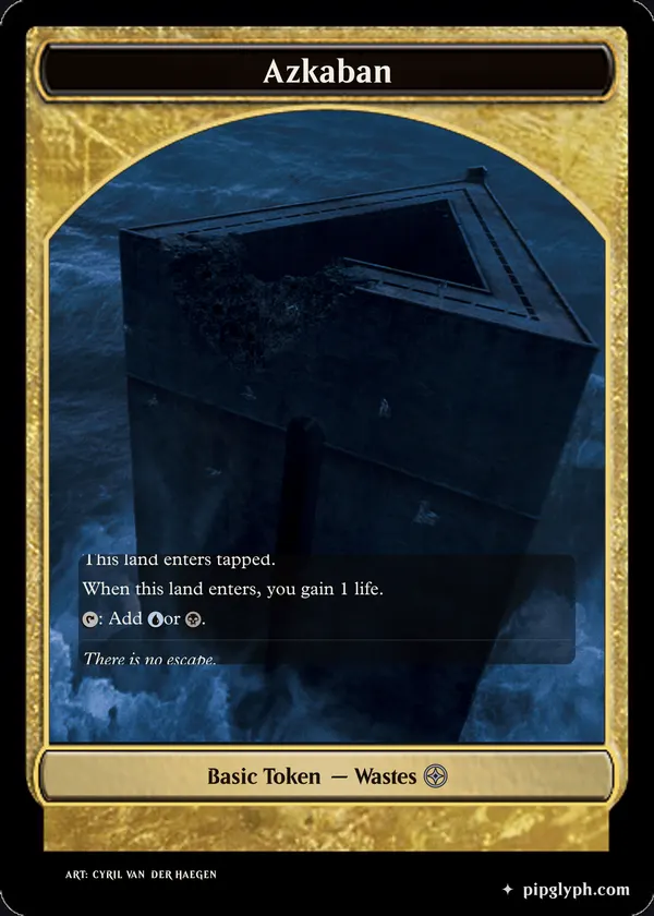 Azkaban — custom MTG-style token, uncommon rarity