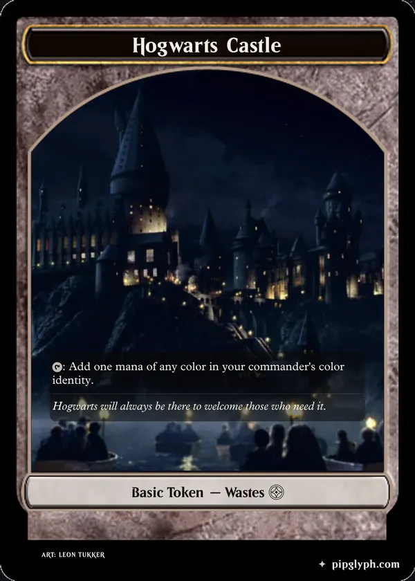 Hogwarts Castle — custom MTG-style token, common rarity