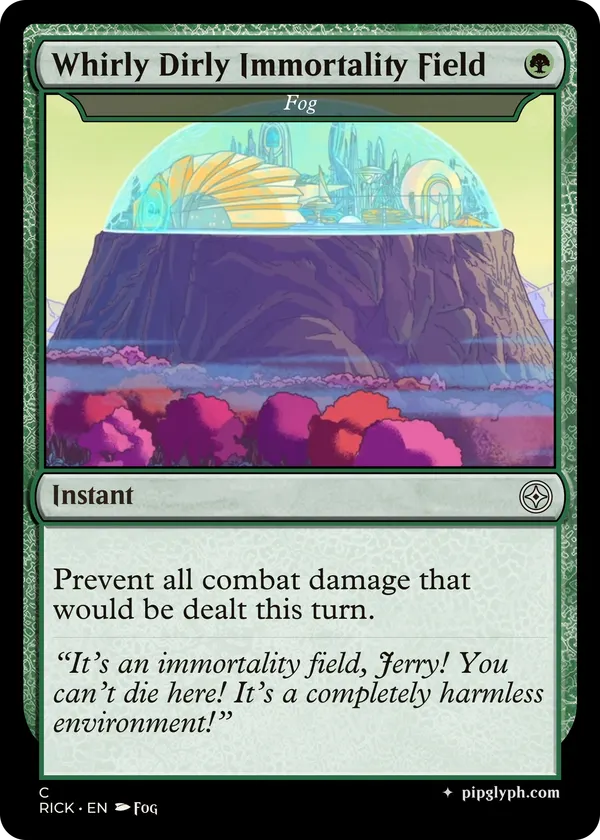 Fog — custom MTG-style instant, common rarity