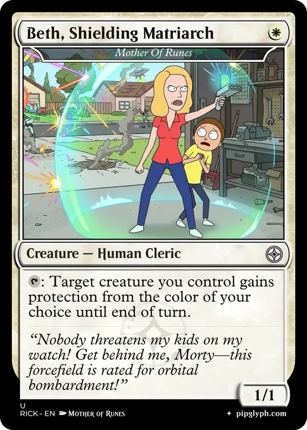 Mother Of Runes — custom MTG-style creature, uncommon rarity
