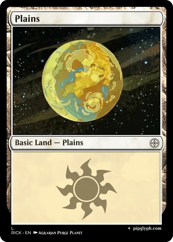 Plains — custom MTG-style land, common rarity
