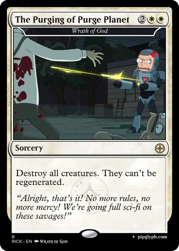 Wrath of God — custom MTG-style sorcery, rare rarity