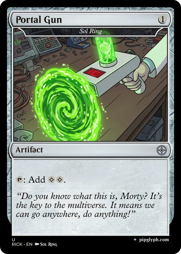 Sol Ring — custom MTG-style artifact, uncommon rarity