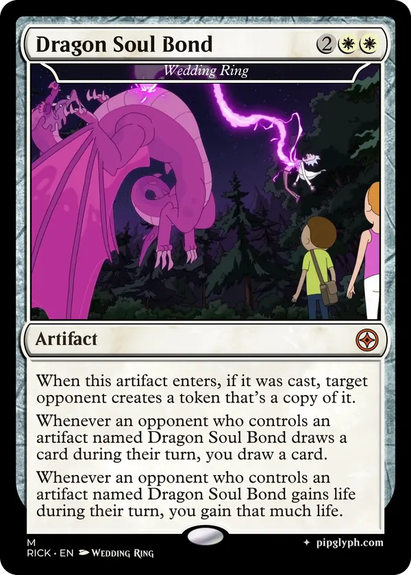 Wedding Ring — custom MTG-style artifact, mythic rarity